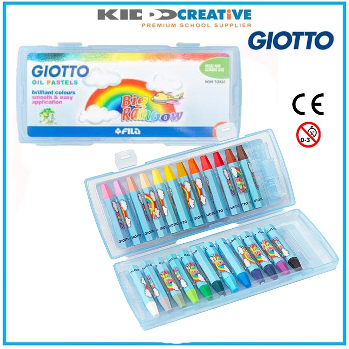 

GIOTTO OIL PASTEL PP CASE 24 COLS