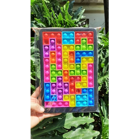 mainan pop it tetris / puzzle popit building block