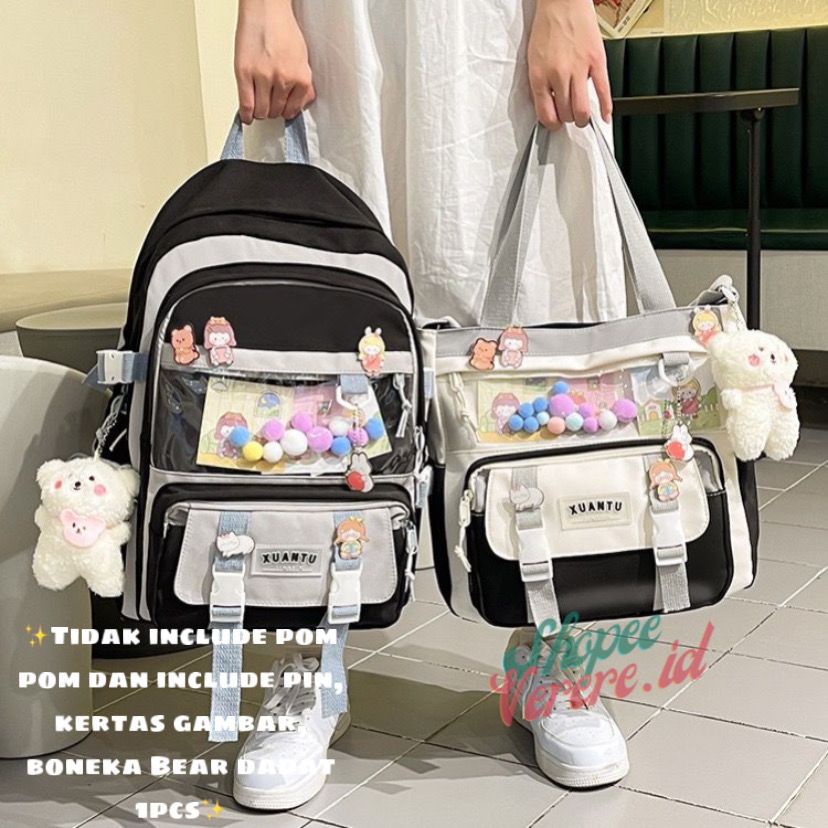 Joshee Tas Ransel Wanita Backpack Wanita Backpack Pria Tas sekolah Tas Anak Kekemi 0685, 08