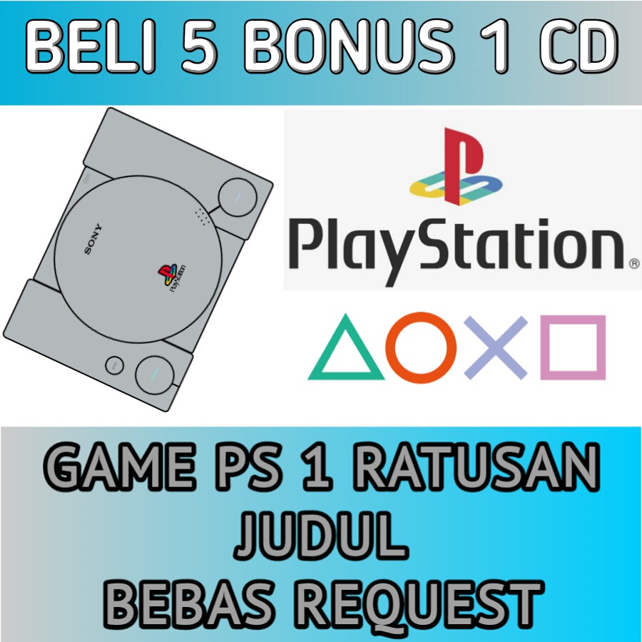 Kaset CD Game PS1 PSX Banyak Judul By Request