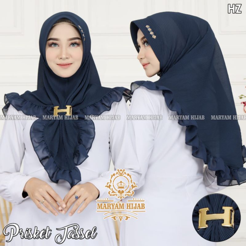 JILBAB PET REMPEL GESPER H / BERGO PLISKET GESPER / JILBAB PLISKET INSTAN / JILBAB REMPEL / HIJAB IN