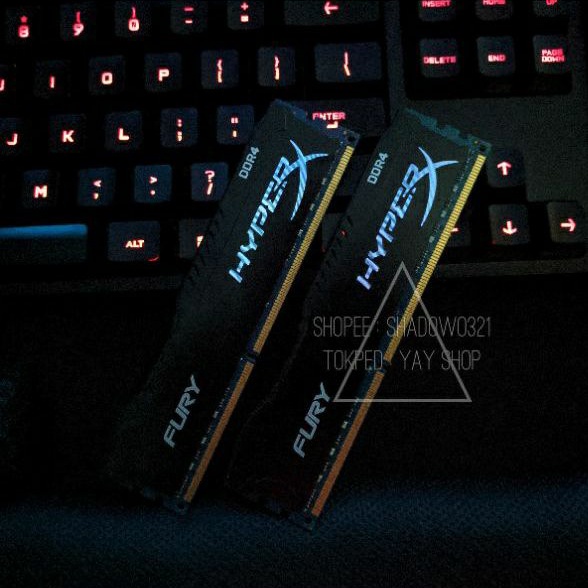 Hyper X Hitam Ram 4gb x2 (8gb) ddr3 1600mhz Pc3 komputer pc