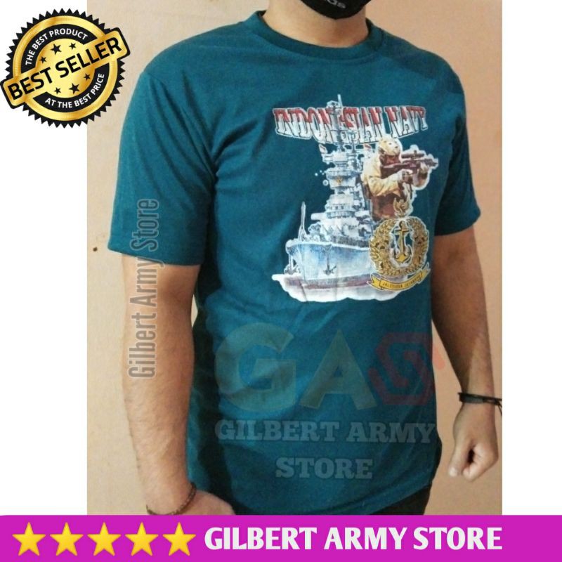 GILBERT ARMY STORE-Kaos Indonesia Army Pria TNI Lengan Pendek Murah Kualitas premium