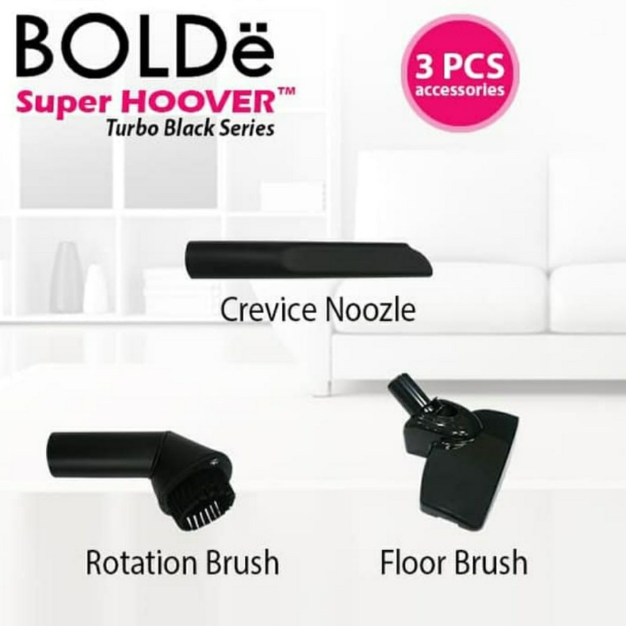 Vacuum Cleaner BOLDe Super Hoover Turbo Black Series Vacum Cleaner