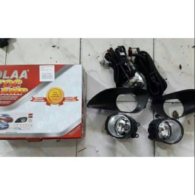 FOGLAMP bumper Vios / LIMO lampu SOROT kabut 2008 - 2012 MODEL ORISINIL DLAA