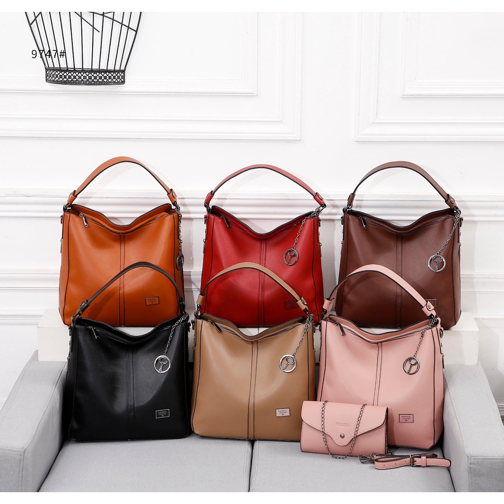 Tas Leather With SlingBag Hobo Shoulder Bag #9747