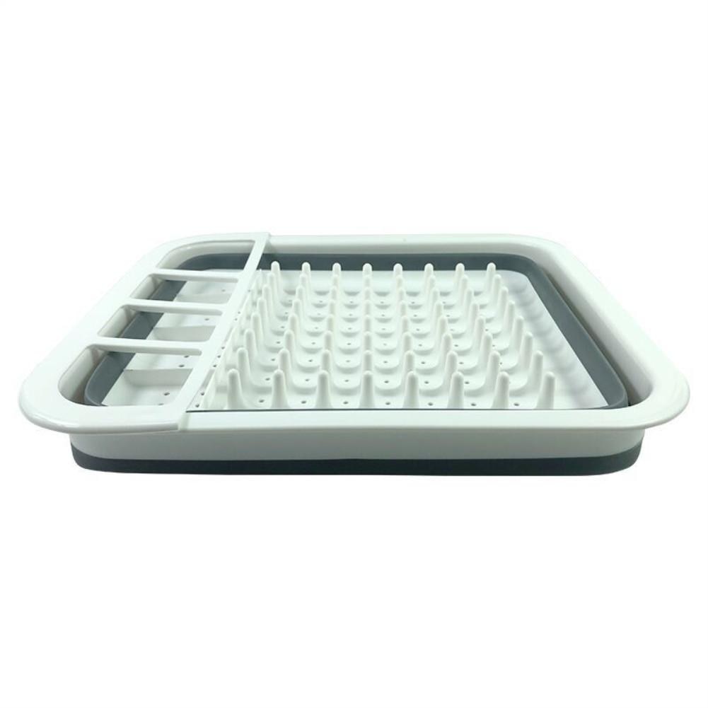 Rak Pengering Dapur Piring Gelas Foldable Collapsible Drainer - QW-822