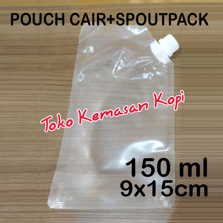 

Standing Pouch Cair Transparan + Spoutpack 150 (90x150x26 mm)