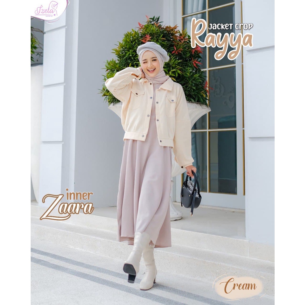 Jaket Crop Rayya by Izeta/Hanya jaket