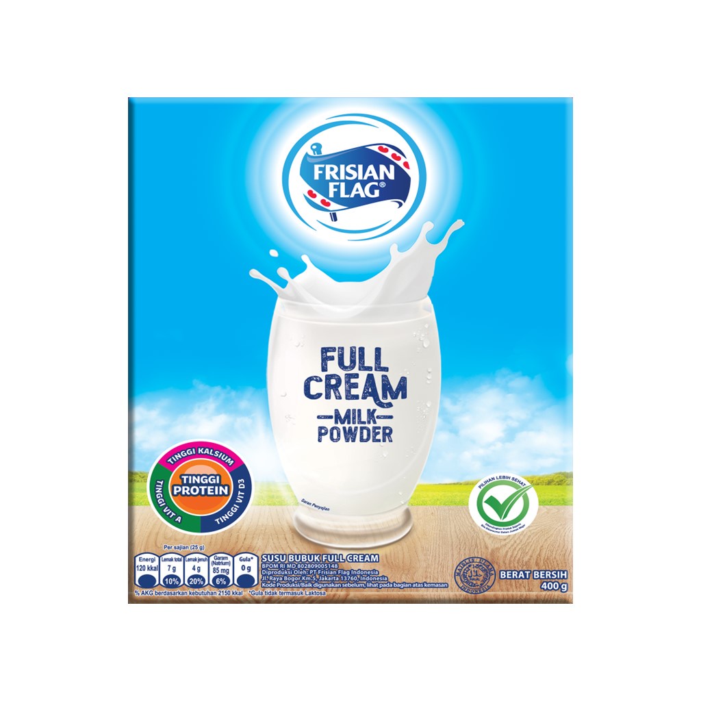 Frisian Flag Susu Bubuk Keluarga Fullcream 400g - 1 pcs