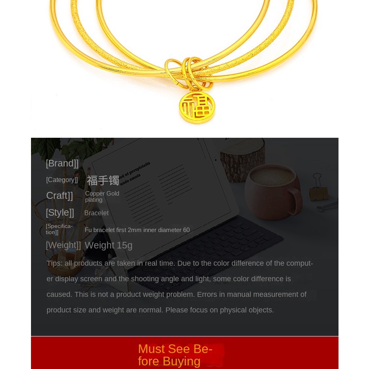 Gelang Emas Asli Kadar 375 Desain Tiga Cincin Forever Love Untuk Wanita