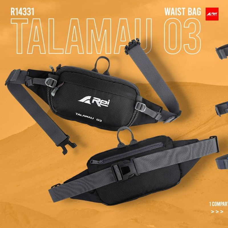 TAS SELEMPANG / WAISTBAG REI TALAMAU 03 TERBARU ORIGINAL PRODUK AREI