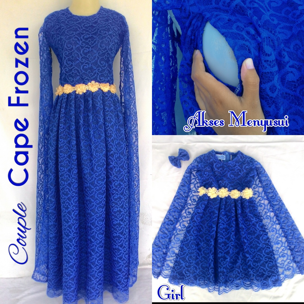 CAPE FROZEN BUSUI/LONG DRESS BUSUI MODERN/DRESS BUSUI KEKINIAN/BRIDESMAID BUSUI