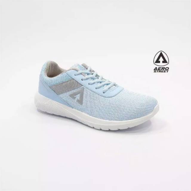 Sepatu wanita aerostret biru muda