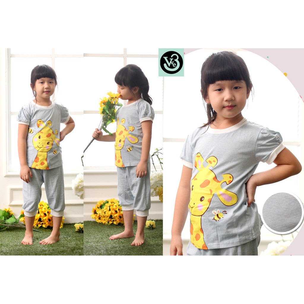 Stelan Baju Tidur Anak Perempuan V3 / We3 NEW