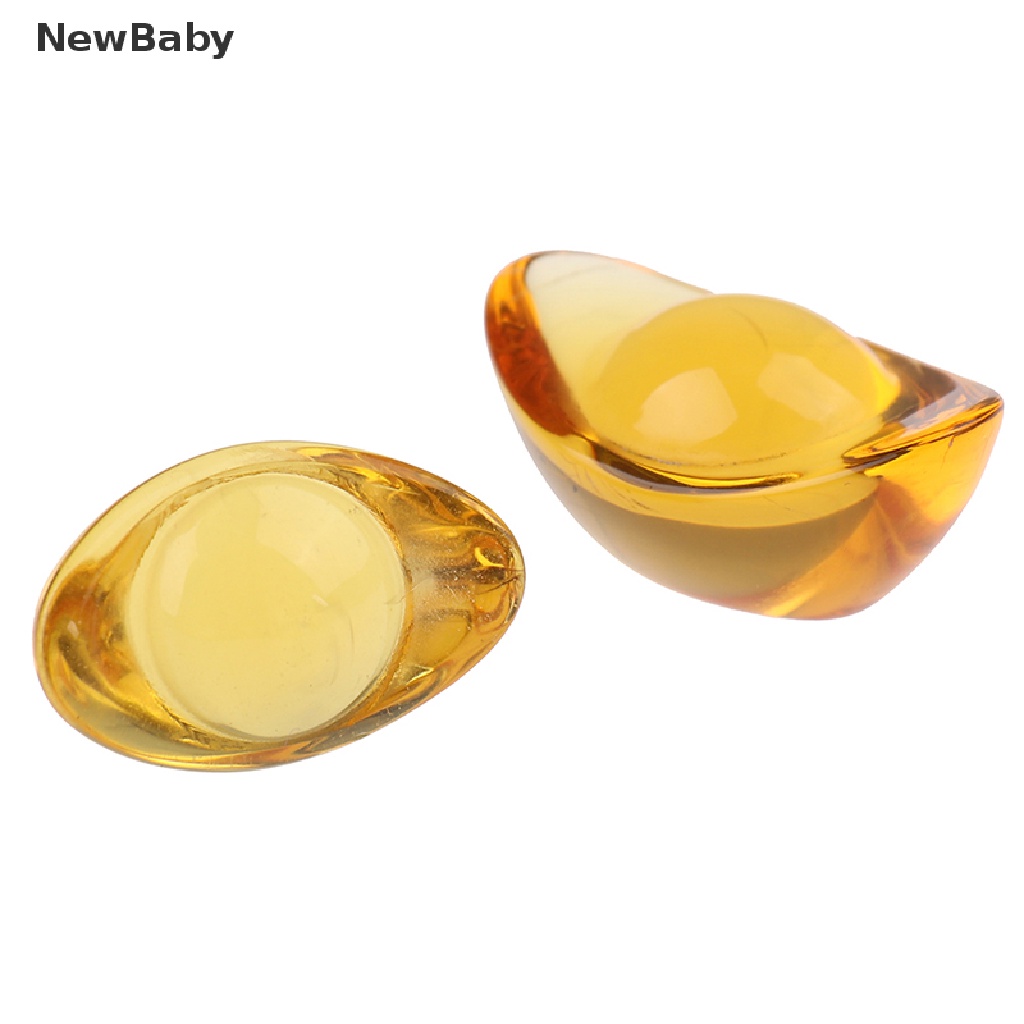 5pcs Ornamen Feng Shui Yuan Bao Ingot Keberuntungan Untuk Dekorasi Rumah