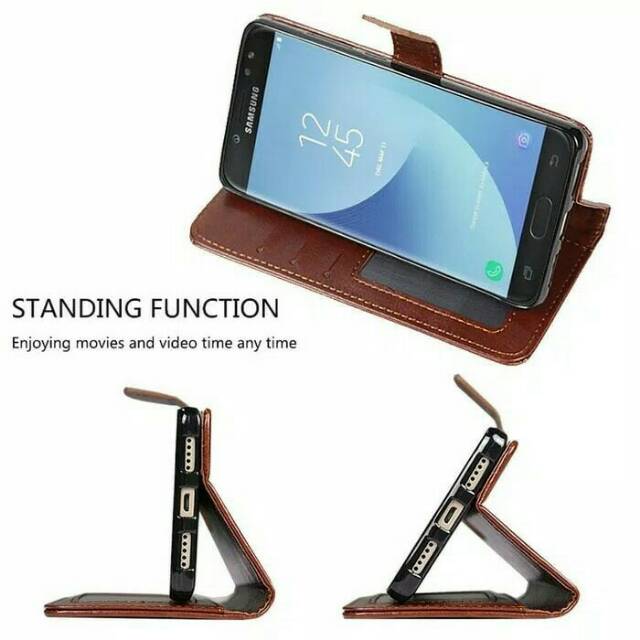 FLIP WALLET FLIP COVER LEATHER ASUS ZENFONE 5Z ZE620KL MAX M1 ZB555KL 5Q ZC600KL 5Z A1 ZS620KL