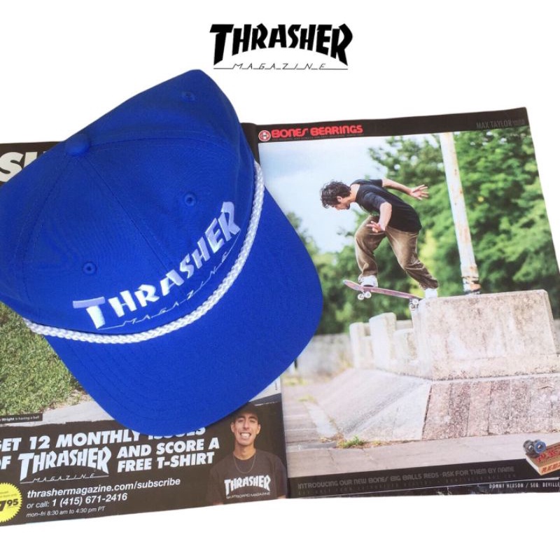 Topi Snapback Thrasher Magazine Second Original