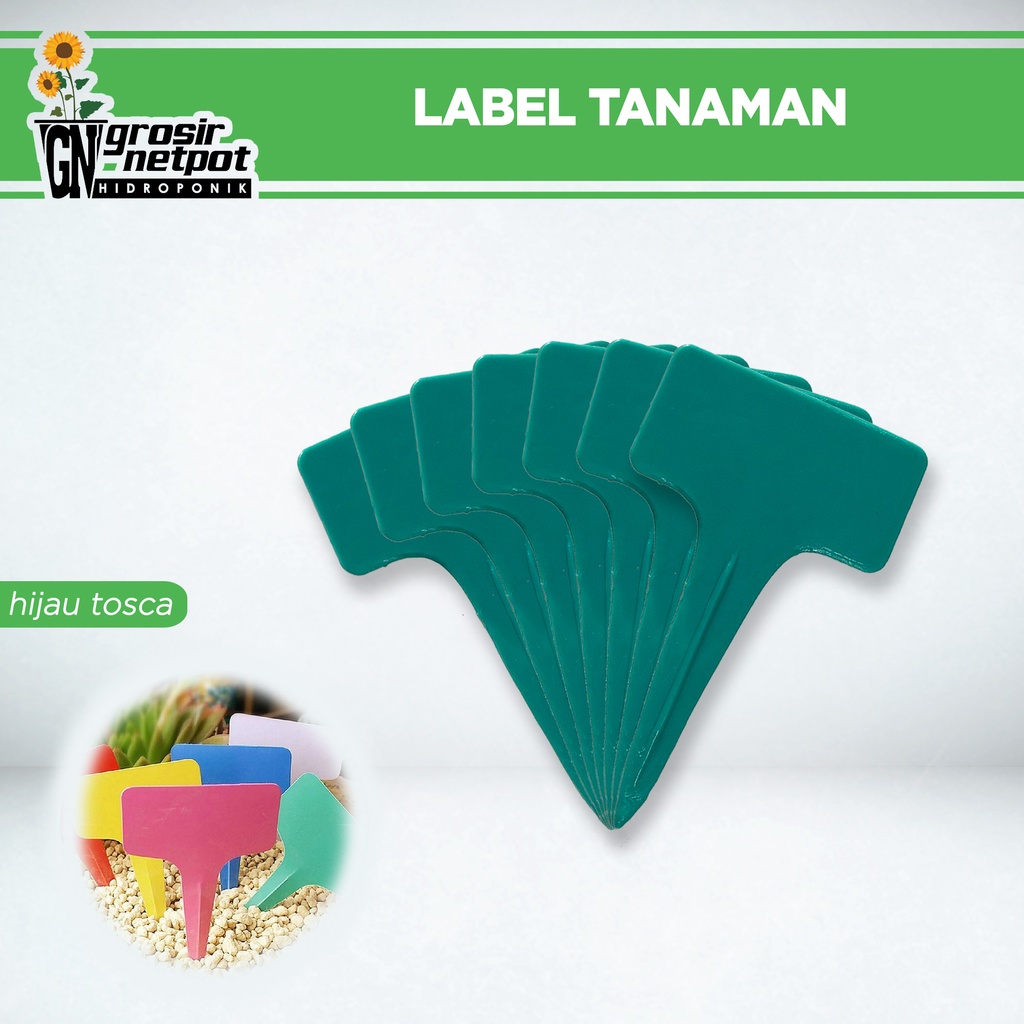 

Label Tanaman / Name Tag / Plant Labels / Tanaman Semai Benih Bibit - Hijau Tosca