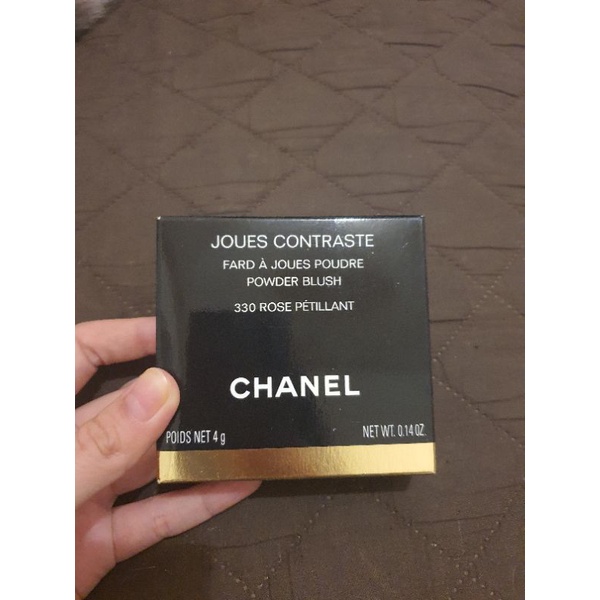 CHANEL JOUES CONTRASTE POWDER BLUSH - 330 Rose Petillant