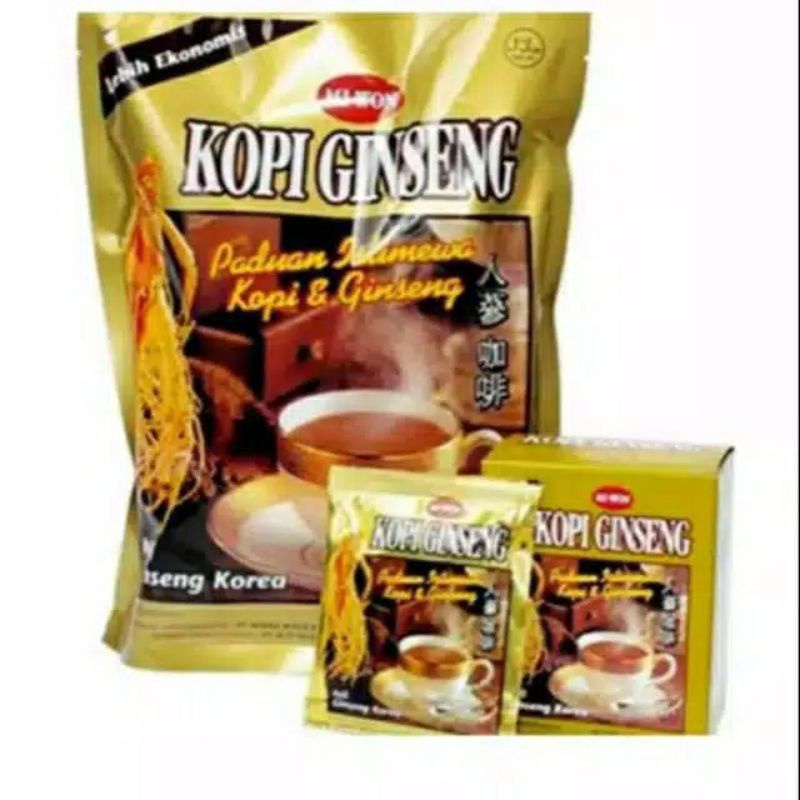 

Kopi Gingseng Miwon Kopi Nikmat Kemasan Pouch isi 20 sachet