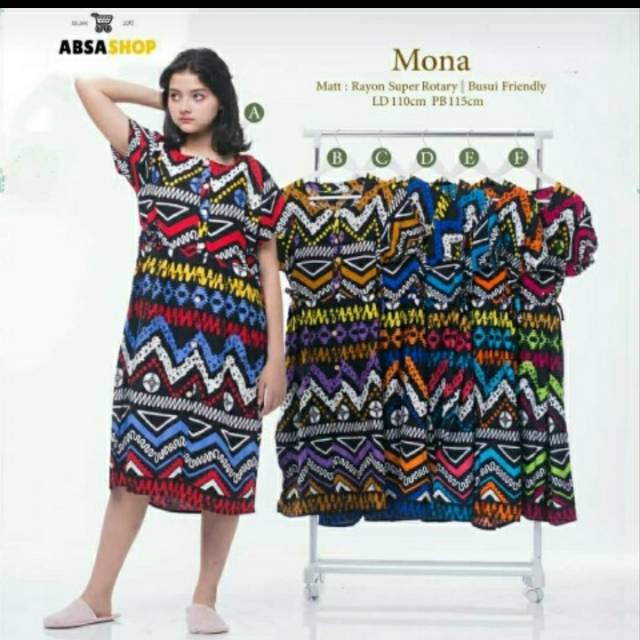 Jual Homedress Mona | Shopee Indonesia