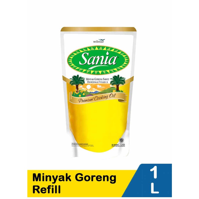 

MINYAK GORENG SANIA1000mL ( Free Ongkir Free Kardus )