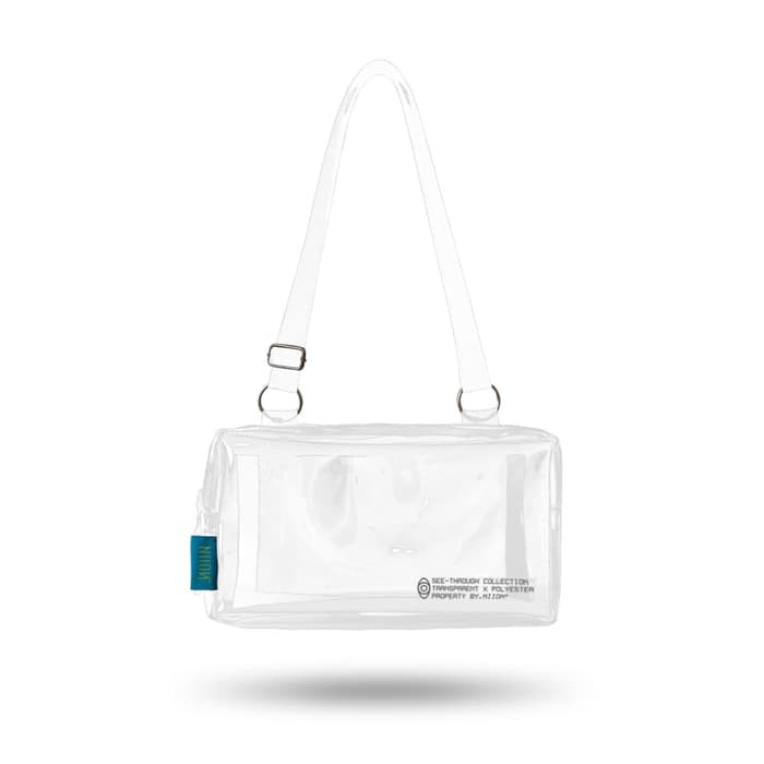 Niion Nai White Sling Bag / Tas Selempang Wanita Pria