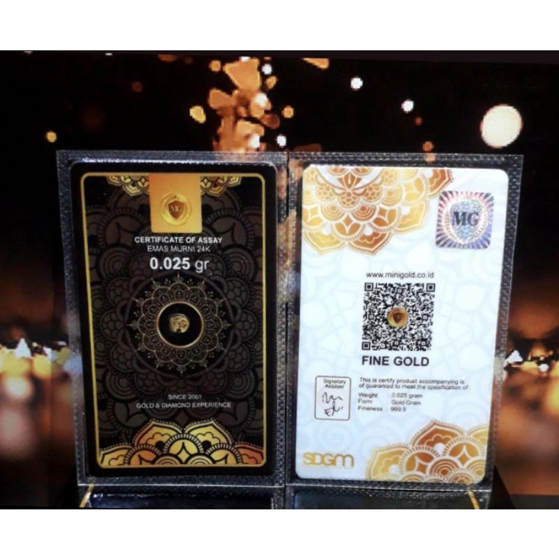 MiniGold 0,025Gram freePouch