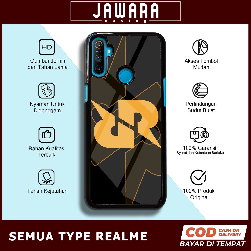Case Realme C3 Case Hp Realme C3 Premium Glossy Jawara Casing [RRQ1] Casing Hp Realme C3 Aesthetic K