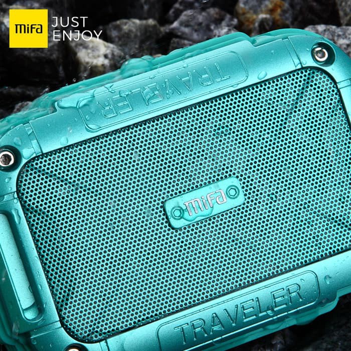 Speaker Xiaomi MiFa F7 Bluetooth Portable Outdoor - Blue - Biru Muda Mifa F7