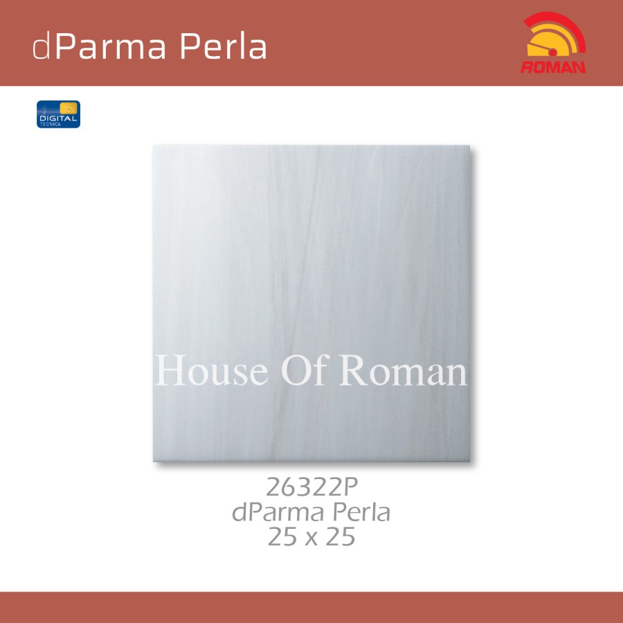 ROMAN KERAMIK LANTAI KAMAR MANDI dParma Perla 25X25 26322P GRADE 1