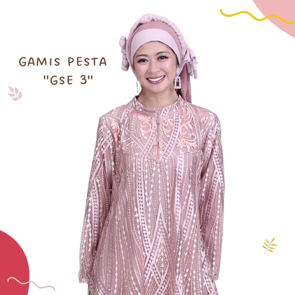 Gamis Pesta/Lebaran/Tunangan GSE 3 FHA Boutiqe