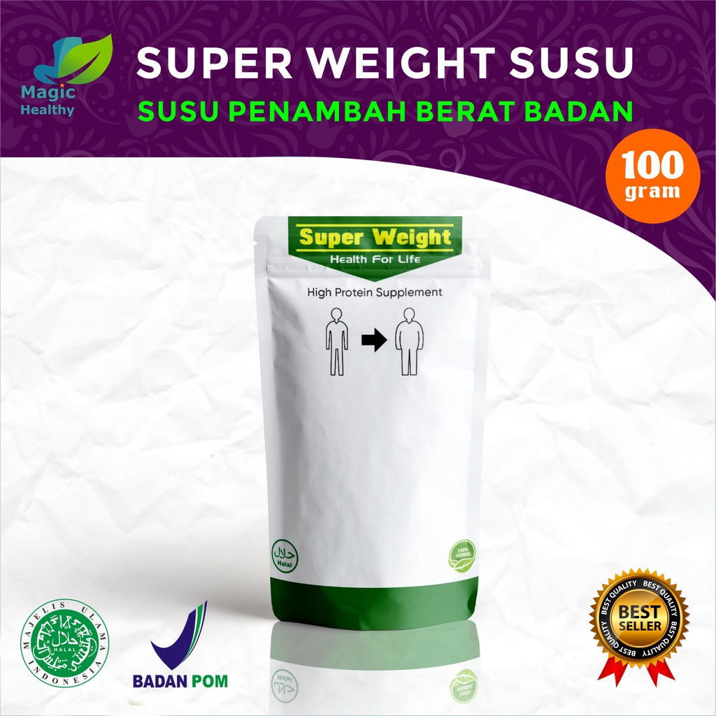

SUPER WEIGHT ORIGINAL // SUSU PENGGEMUK BADAN TERBUKTI AMPUH DAN MANJUR/ SUSU PENGGEMUK TERLARIS