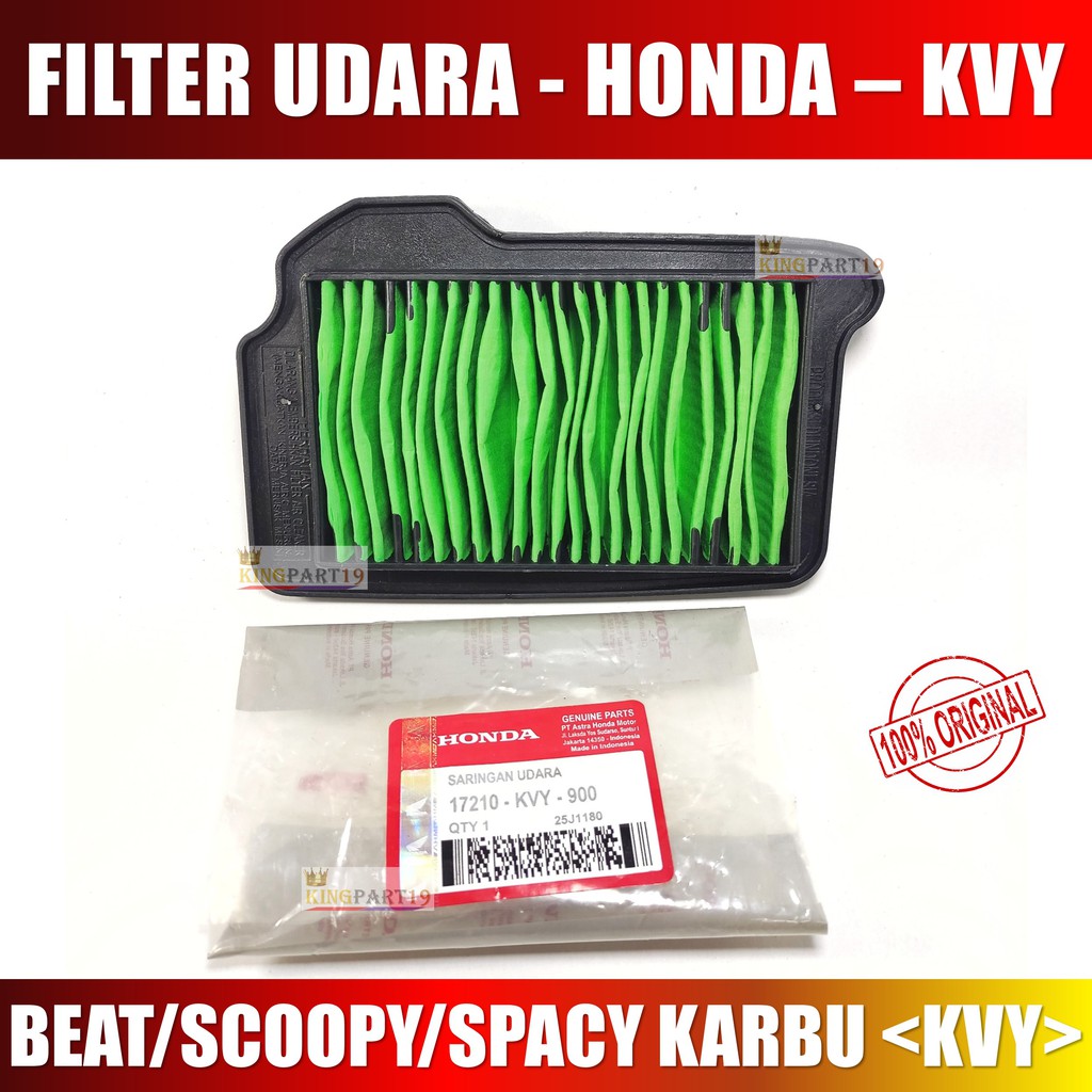 FILTER UDARA SARINGAN HAWA BEAT SCOOPY SPACY KARBU 17210-KVY-900