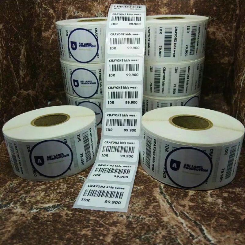 1000 Pcs Label Thermal 3x2cm - Label Thermal 3x2 - Stiker Thermal 3x2 - Sticker thermal 3x2 XPrinter