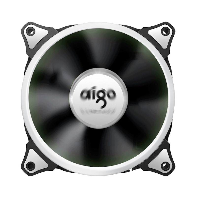 AIGO Darkflash Ring 12 cm White LED Case Fan Putih