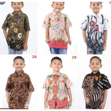 Atasan Batik Wanita Katun Dolbi Dobby Doby Tenun Sutra Tulis Halus Katun ATBM Baron ,Sarombit Atasan-HEM ANAK