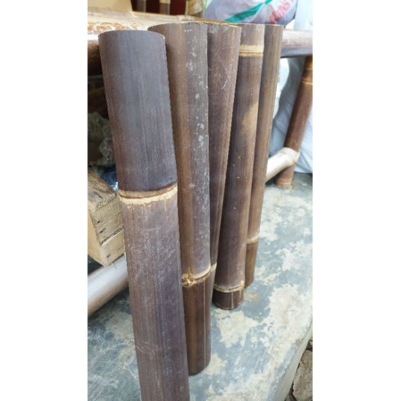 Jual POTONGAN BAMBU HITAM UKURAN 50 Cm | Shopee Indonesia