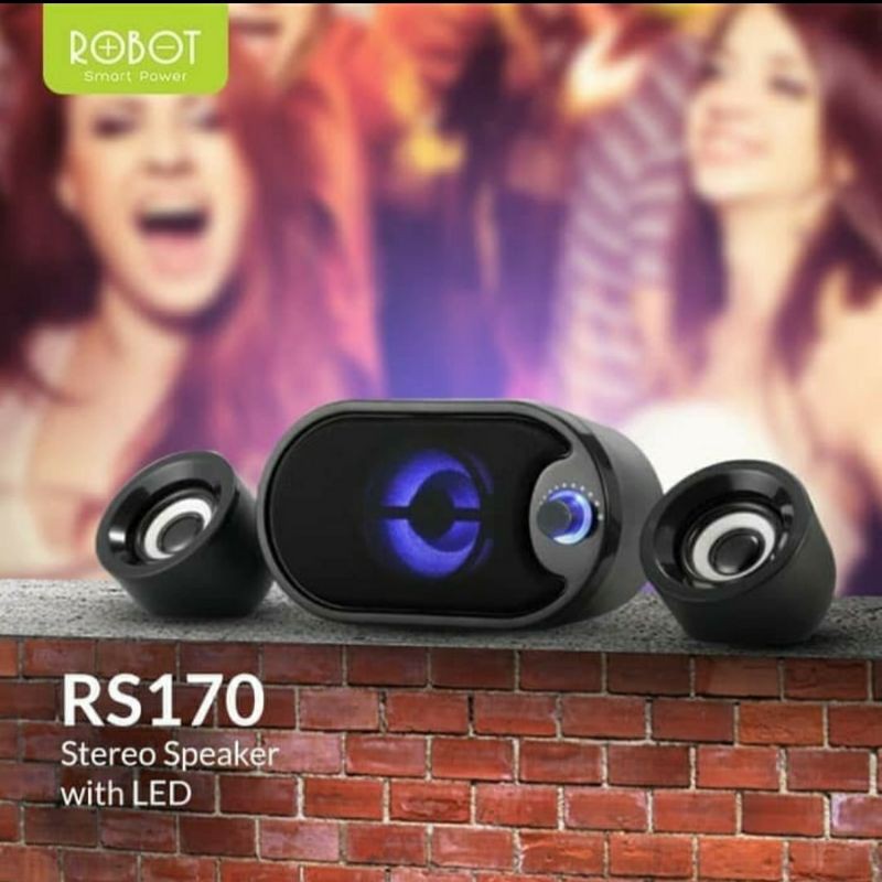 speaker ROBOT RS170  LED speaker aktif