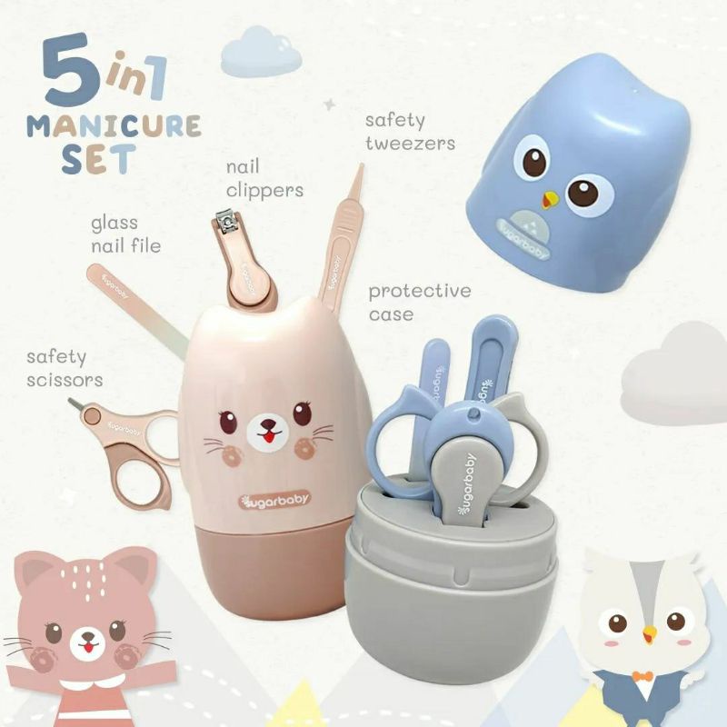 SUGARBABY 5 IN 1 MANICURE SET