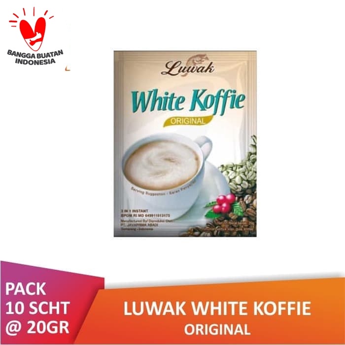 

201ggffg Pack Luwak White Koffie Original 20 Gr | Luwak White Coffee Ds20X11