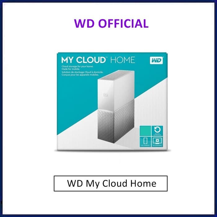 WD My Cloud Home 8TB - Hardisk Eksternal Personal Cloud Storage