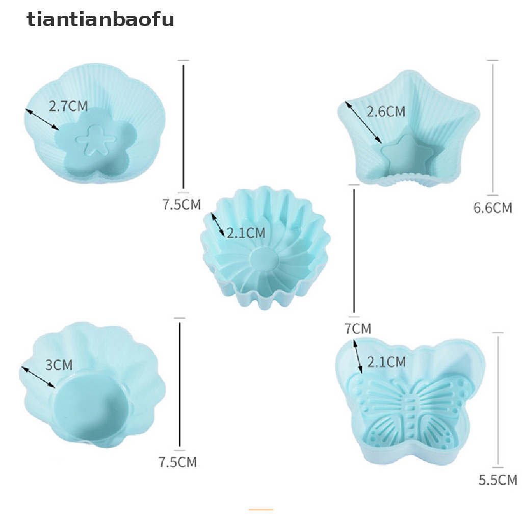 1 Pc Cetakan Kue Muffin Cupcake Bahan Silikon Dapat Digunakan Kembali Untuk Dapur