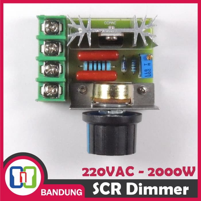 SCR 220 VAC 2000W DIMMER SPEED CONTROLLER MOTOR LAMPU