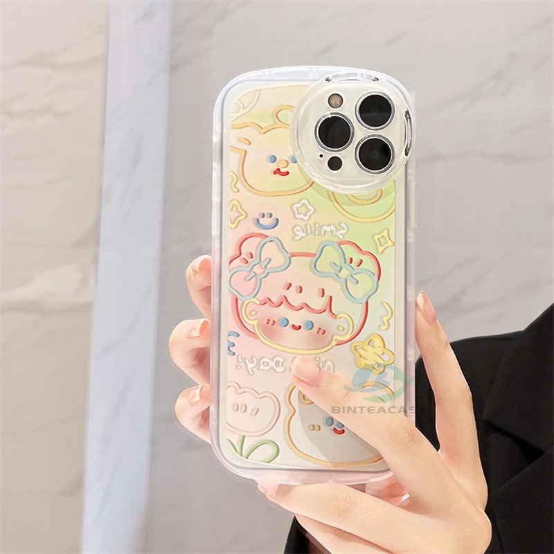 Casing TPU IPhone 14 14 Pro MAX 11 Pro 11 Pro MAX 12 12 Pro 12 Pro MAX 13 Pro MAX X XR XS MAX 6 6S 7 8 Plus Motif Graffiti Smiley