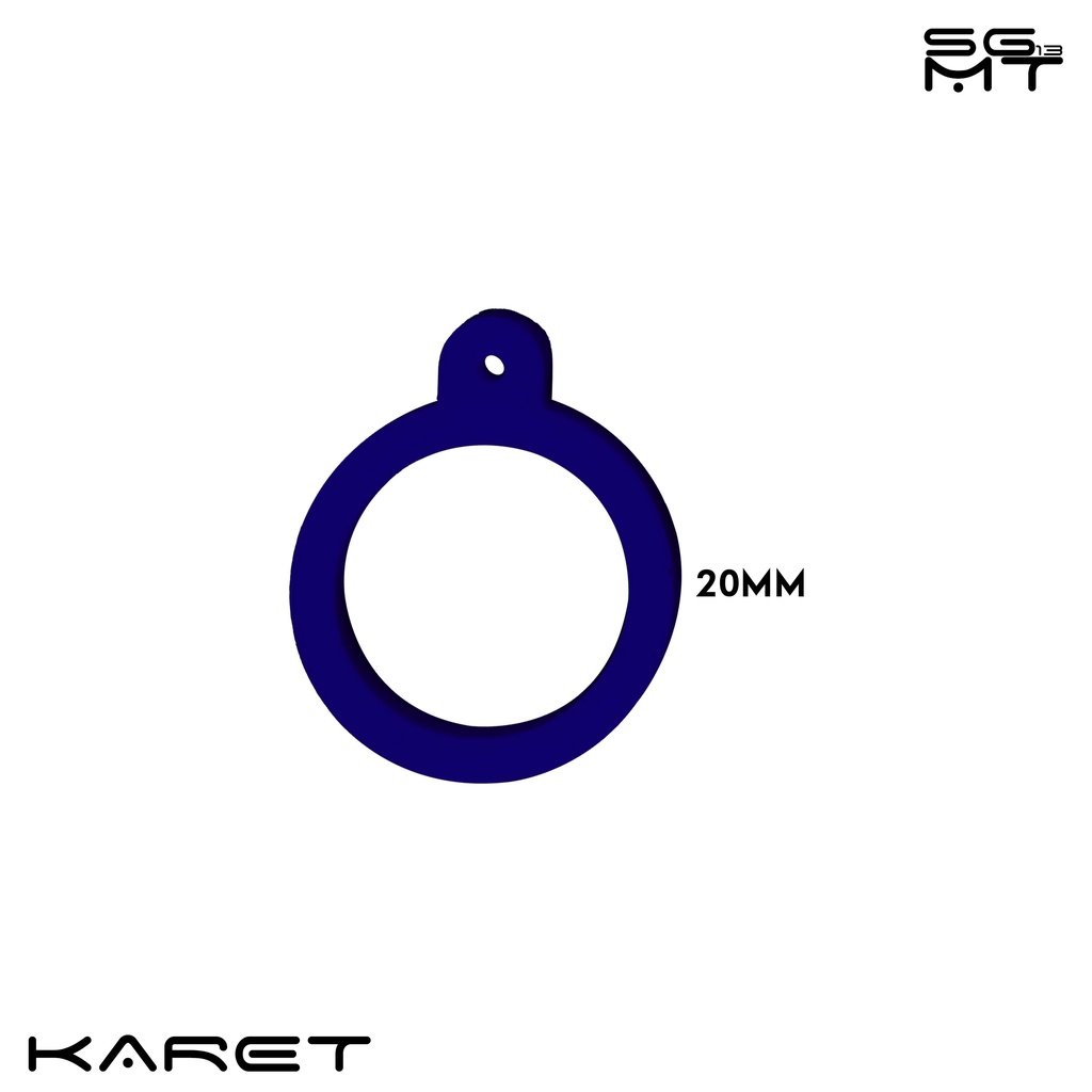 Karet Pods Vape 13mm, 20mm, dan 40mm Warna Biru