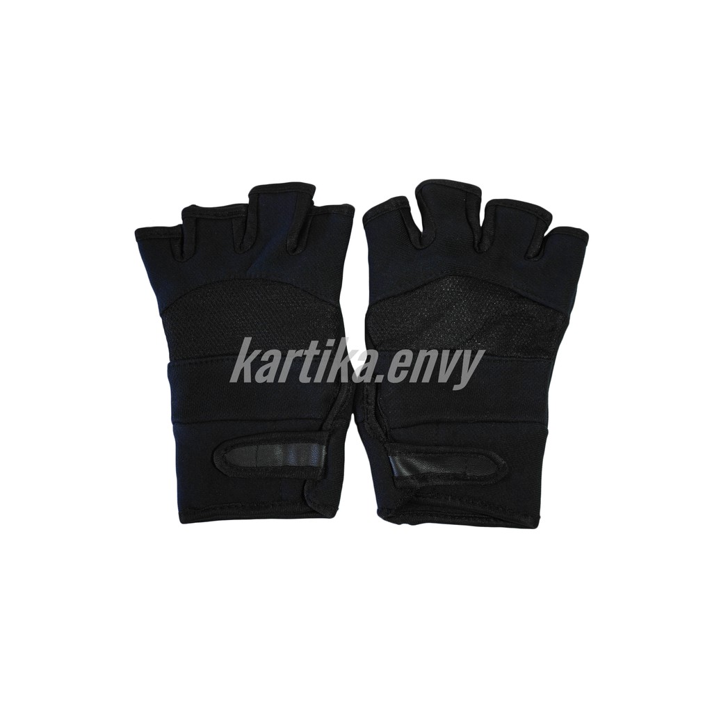 Sarung Tangan Sepeda Motor Glove Half Finger Dual Color