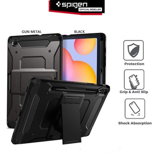 Case Samsung Galaxy Tab S6 / Tab S6 Lite Spigen Tough Armor Pro with Stand & Pencil Hardcase Casing