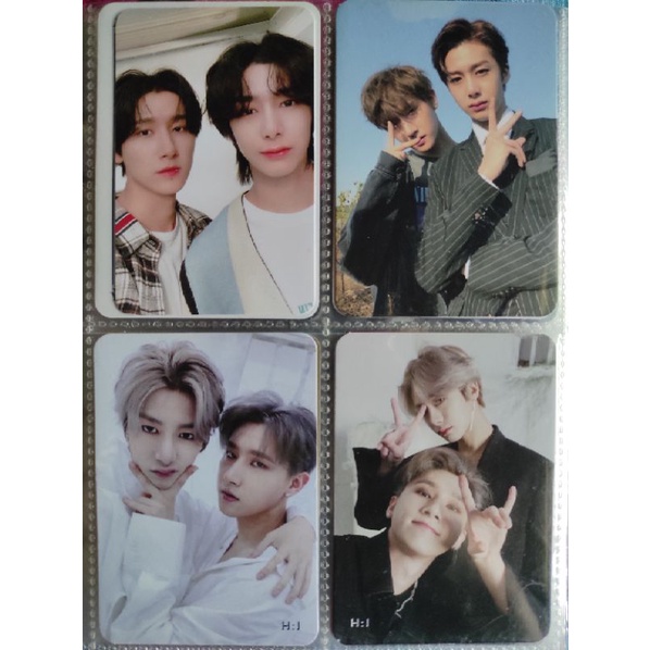MONSTA X WONHO MINHYUK HYUNGWON JOOHEON CHANGKYUN UNIT PHOTOCARDS